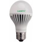 LANDLITE LED, E27, 5W, A60, 280lm, 3000K, pear shaped bulb (LDM-A60-5W)