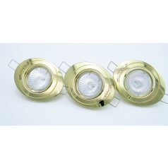   LANDLITE KIT-54-3, 3pcs MR16 20W 12V halogen lamp, rotateable design, downlight KIT (3 pcs halogen KIT), bras