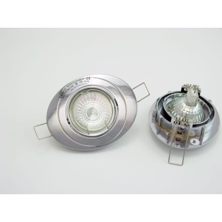 LANDLITE KIT-54-3, 3pcs MR16 20W 12V halogen lamp, rotateable design, downlight KIT (3 pcs halogen KIT),chrom