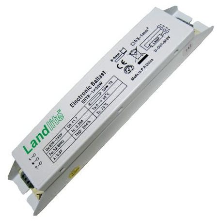 LANDLITE EBT8-158 electronic ballast for 1x58W T8 tube