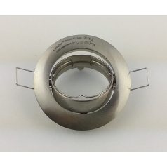   LANDLITE DL-58A, 1x max 50W (a variety of light bulbs can be used), rotateable design,  mat chrome, downlight