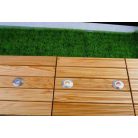 LANDLITE LED-GR02-2X1,0W, 2 pieces complementary SET, without a transformer, metallic colors: matte chrome, L