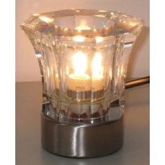    LANDLITE CRISPY/1TB kristály asztali lámpa, G9, max. 1x40W, halogén fényforrással