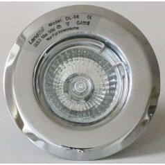   LANDLITE DL-56, 1x max 50W (a variety of light bulbs can be used), fix design, single downlight lamp, brass
