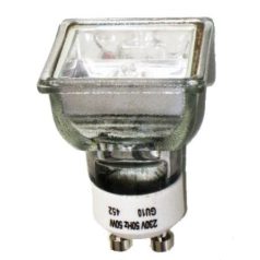 LANDLITE 230V halogen lamp, MRG-C 230V GU10 SQUARE 50W