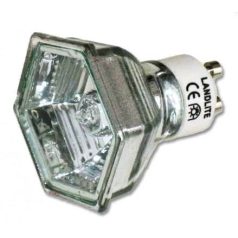 LANDLITE 230V halogen lamp, MRG-C 230V GU10 HEXAGON 50W