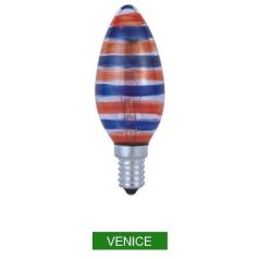 LANDLITE 1pcs colour electric bulb VENICE, E14, 25W 