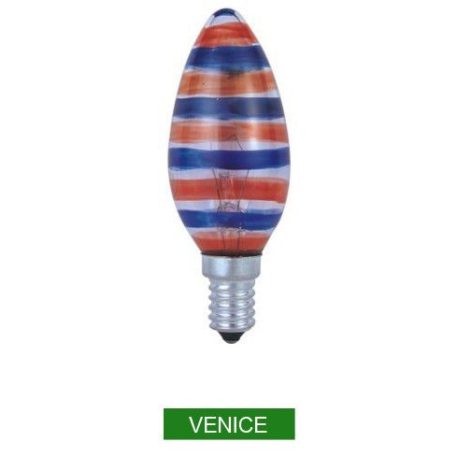 LANDLITE 1pcs colour electric bulb VENICE, E14, 25W 