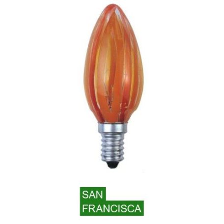 LANDLITE 1pcs colour electric bulb SAN FRANSISCA, E14, 25W 