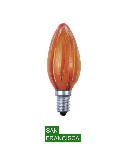 LANDLITE 1pcs colour electric bulb SAN FRANSISCA, E14, 25W 