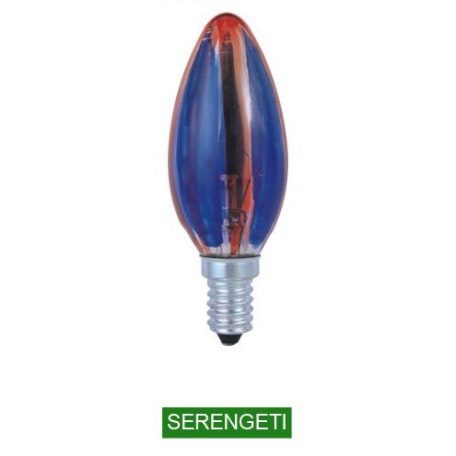 LANDLITE 1pcs colour electric bulb SERENGETI, E14, 25W 