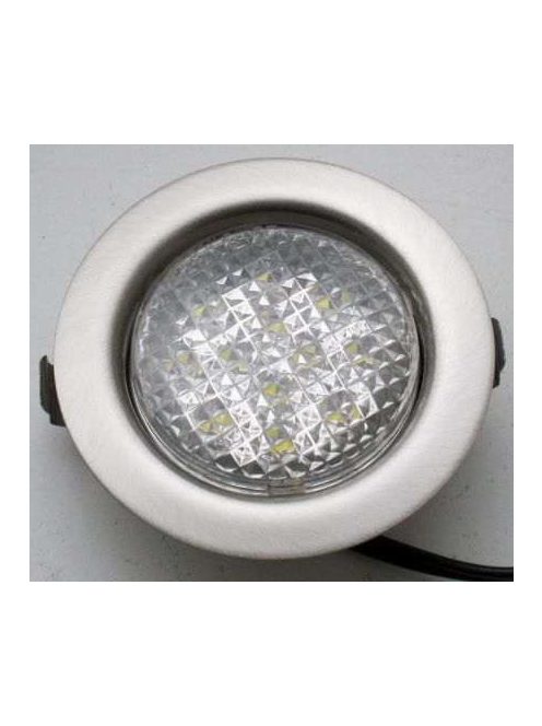 LANDLITE LED-06D-3X1,0W, 3pcs 1,0W LED 12V, downlight KIT (3 pcs-os LED KIT), LED: white, lámpa:mat chrome