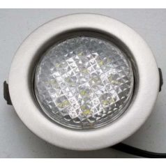   LANDLITE LED-06D-3X1,0W, 3pcs 1,0W LED 12V, downlight KIT (3 pcs-os LED KIT), LED: white, lámpa: chrome
