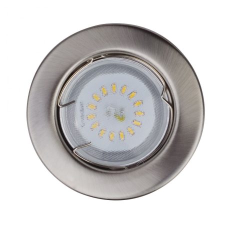 LANDLITE KIT-57-3, 3pcs 1,5W GU10 230V white LED lamp, fix design, downlight KIT (3 pcs LED KIT) chrome