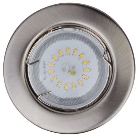 LANDLITE KIT-57-3, 3pcs 1,5W GU10 230V white LED lamp, fix design, downlight KIT (3 pcs LED KIT) mat chrome 