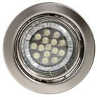 LANDLITE KIT-60-3, 3pcs 1,5W GU10 230V white LED lamp, rotateable design, downlight KIT (3 pcs LED KIT) chrom
