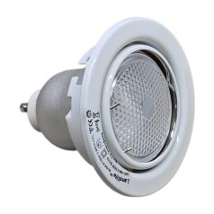   LANDLITE KIT-60-3, 3pcs 7W GU10 230V white CFL (energy saving lamp), rotateable design, downlight KIT white