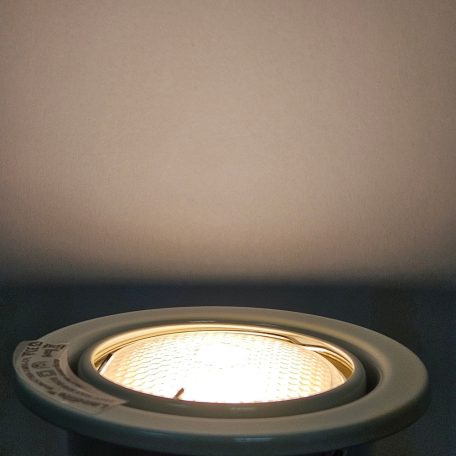 LANDLITE KIT-60-3, 3pcs 7W GU10 230V white CFL (energy saving lamp), rotateable design, downlight KIT white