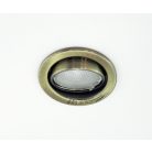 LANDLITE KIT-60-3, 3pcs 7W GU10 230V white CFL (energy saving lamp), rotateable design, downlight KIT antique