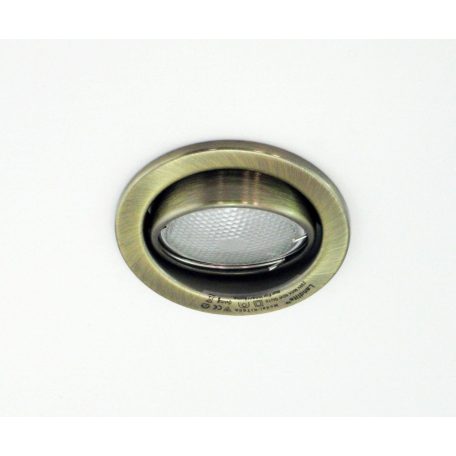 LANDLITE KIT-60-3, 3pcs 7W GU10 230V white CFL (energy saving lamp), rotateable design, downlight KIT antique