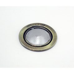   LANDLITE KIT-60-3, 3pcs 7W GU10 230V white CFL (energy saving lamp), rotateable design, downlight KIT antique
