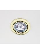 LANDLITE KIT-60-3, 3pcs 7W GU10 230V white CFL (energy saving lamp), rotateable design, downlight KIT brass