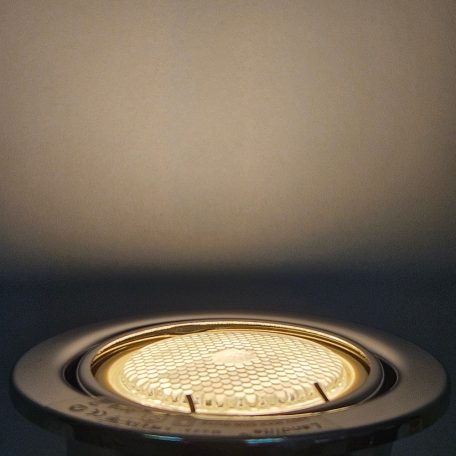 LANDLITE KIT-60-3, 3pcs 7W GU10 230V white CFL (energy saving lamp), rotateable design, downlight KIT chrome