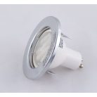 LANDLITE KIT-57-3, 3pcs 7W GU10 230V white CFL (energy saving lamp), fix design, downlight KIT (3 pcs-os KIT)