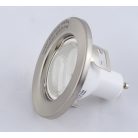 LANDLITE KIT-57-3, 3pcs 7W GU10 230V white CFL (energy saving lamp), fix design, downlight KIT (3 pcs-os KIT)
