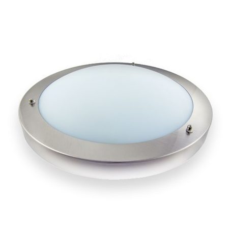 LANDLITE VISOLA CL077, 2XE27 60W, matt chrome, IP44, bathroom lamp