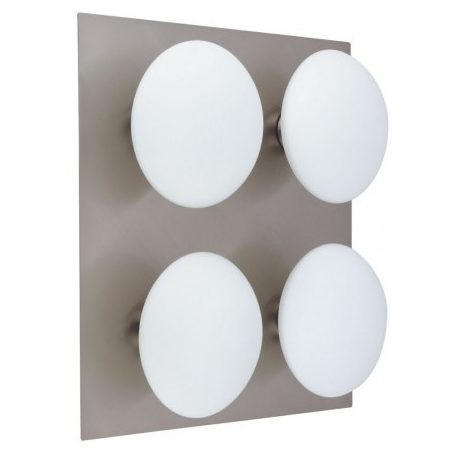 LANDLITE TRIVENI WL320-4R, 4x40W G9, IP44, matt chrome, bathroom lamp
