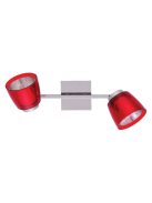 LANDLITE FELIX G929-2TU multi-color, wall-mounted spot light (chrome red)