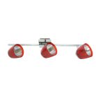 LANDLITE FELIX G929-3TU multi-color, wall-mounted spot light (chrome red)