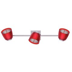   LANDLITE FELIX G929-3TU multi-color, wall-mounted spot light (chrome red)