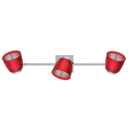 LANDLITE FELIX G929-3TU multi-color, wall-mounted spot light (chrome red)