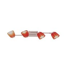   LANDLITE FELIX G929-4TU2 multi-color, wall-mounted spot light (chrome red)