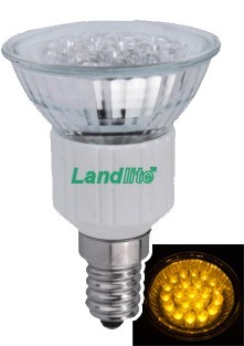 Legitimationsoplysninger Flåde orientering LANDLITE LED-JDR/21 E14 230V 1.5W LED lamp, in different col