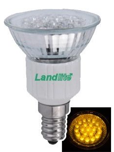   LANDLITE LED-JDR/21 E14 230V 1.5W LED lamp, in different colors