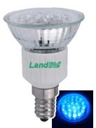 LANDLITE LED-JDR/21 E14 230V 1.5W LED lamp, in different colors