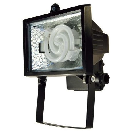 LANDLITE FL-F78-9W, 1X9W 78mm/R7s, reflector (CFLs included), black