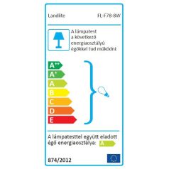   LANDLITE FL-F78-9W, 1X9W 78mm/R7s, reflector (CFLs included), black