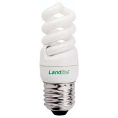   LANDLITE Energy saving, E27, 7W, 290lm, 2700K, spiral lamp (ELH/M-7W)