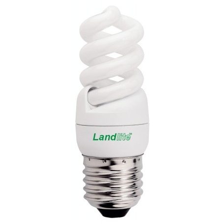 LANDLITE Energy saving, E27, 7W, 290lm, 2700K, spiral lamp (ELH/M-7W)