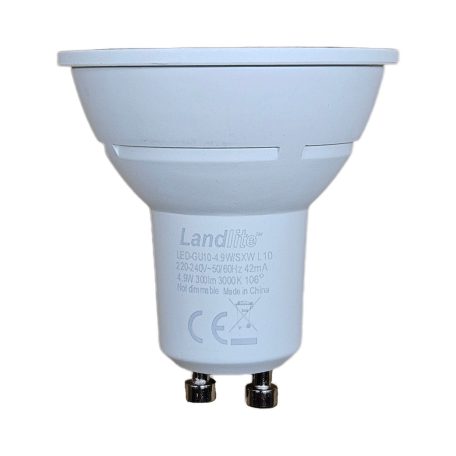 LANDLITE LED, GU10, 4.9W, 300lm, 3000K, spot fényforrás (LED-GU10-4.9W/SXW), LED Lamp