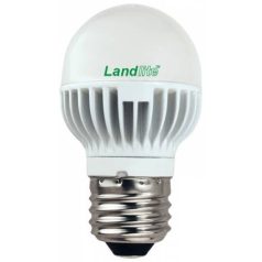   LANDLITE LED, E27, 4W, G45, 260lm, 3000K, mini globe bulb (LED-G45-4W)