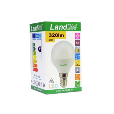 LANDLITE LED-G45-4W/SXW E14, LED Lamp