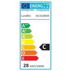   LANDLITE HSL-R50-28W, 230V halogen lamp E14 socket (dimmable!)