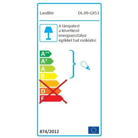 LANDLITE DL-09-GX53 230V Recessed Downlight