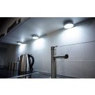 LANDLITE DL-19-GX53 220-240V mat chrome, surface-mounted downlight