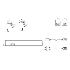 LANDLITE LED-BLN-573mm-8W, 4000K,  LED  Cabinet Light